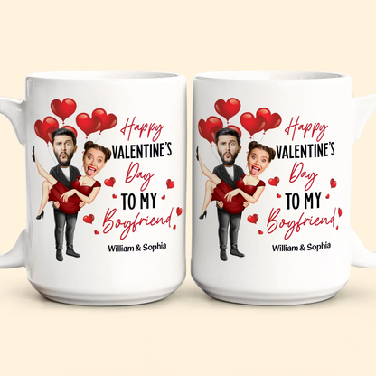 Happy Valentine's Day To My Love - Personalized Photo Mug